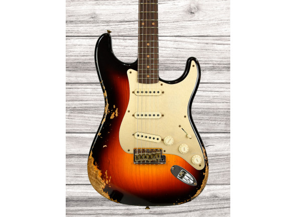 Fender Custom Shop Limited Edition 59 Stratocaster Heavy Relic Chocolate 3-Color Sunburst Fender Custom Shop Limited Edition 59 Stratocaster Heavy Relic Chocolate 3-Color Sunburst